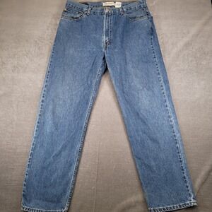 Levi's 550 Relaxed Fit Jeans Mens Actual Size 36x31 Blue Medium Wash Denim